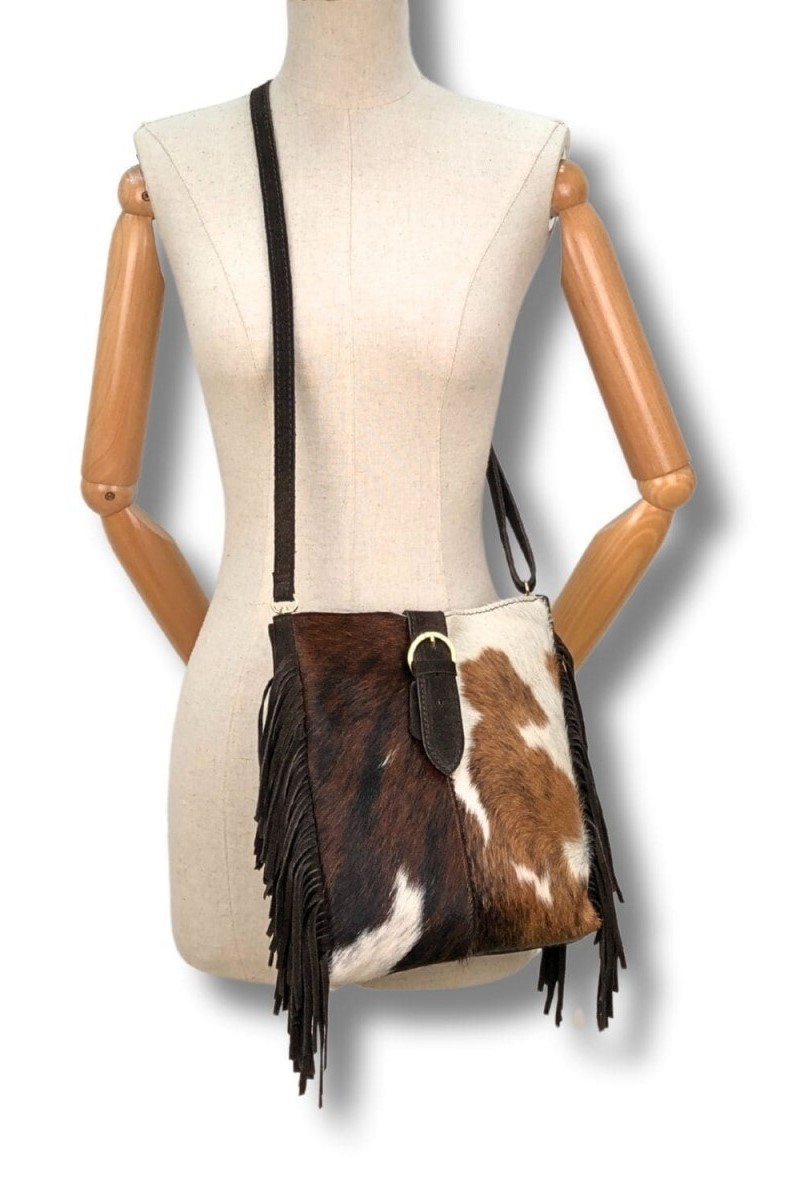 BANDOLERA SERRAJE COMBINADA COLORES MARRONES 3